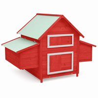 Poulailler en bois 2 nichoirs Ma Poupoule · La Fermette
