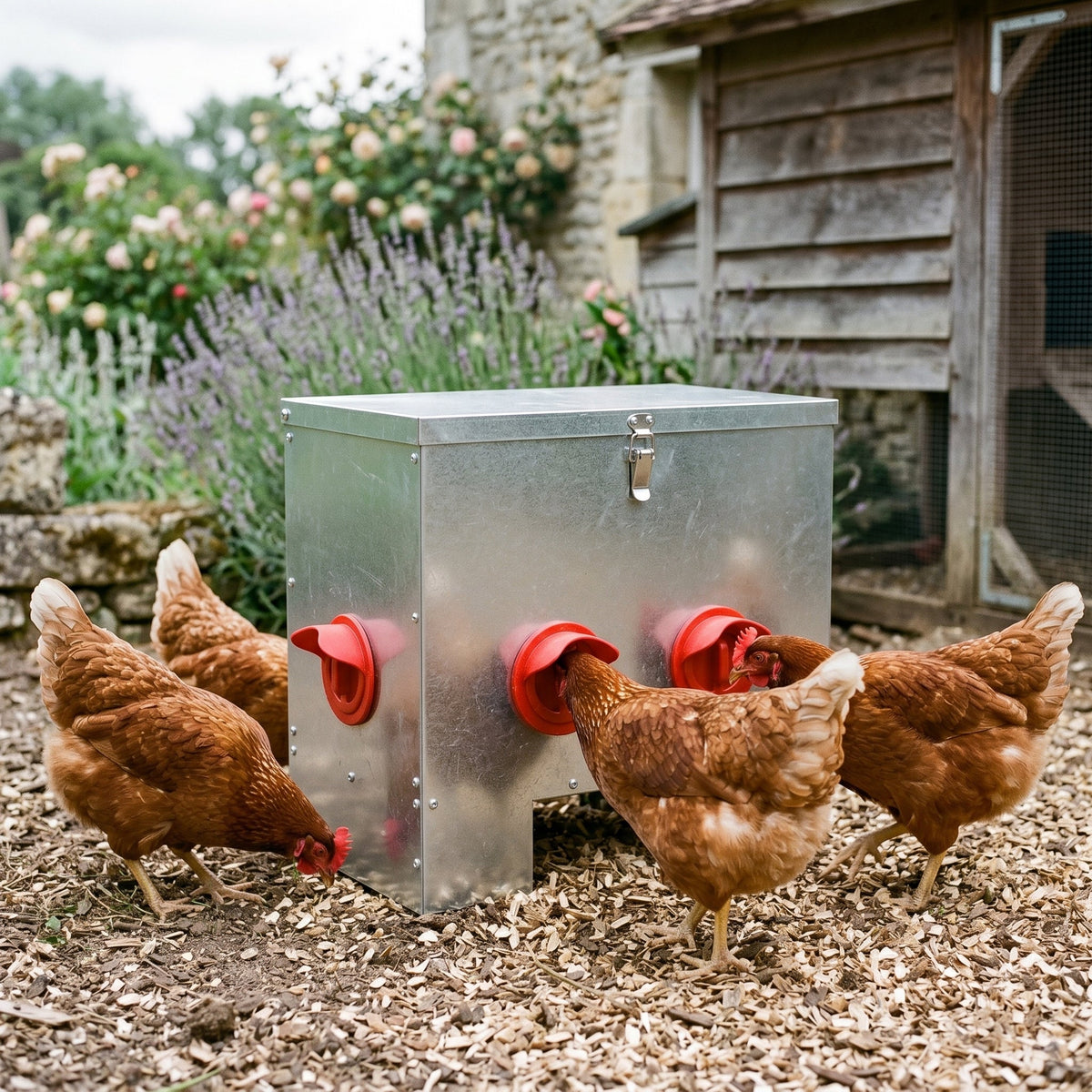 Le Garde-Manger en situation dans le jardin