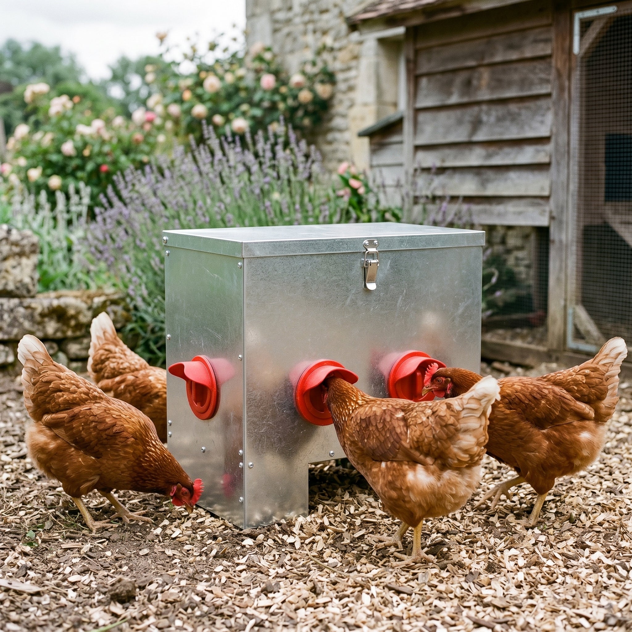 Le Garde-Manger en situation dans le jardin