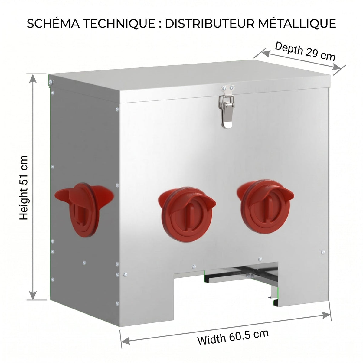Le Garde-Manger, schéma technique