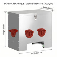 Le Garde-Manger, schéma technique