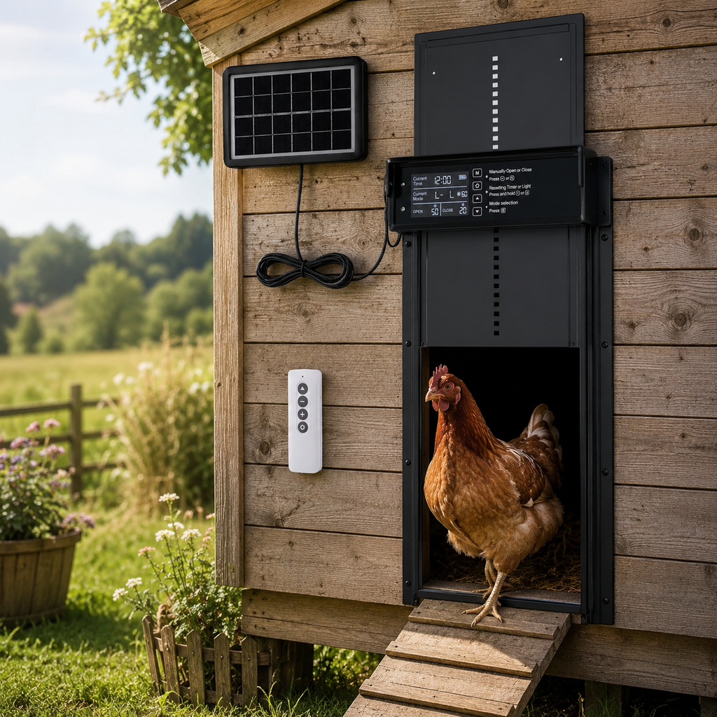 Le Gardien Solaire, porte automatique
