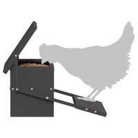 Nourrisseur à pédale anti-rongeur pour poules Ma Poupoule · L'Anti-Rongeur