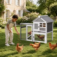 Petit poulailler en bois à deux niveaux Ma Poupoule · Le Nid